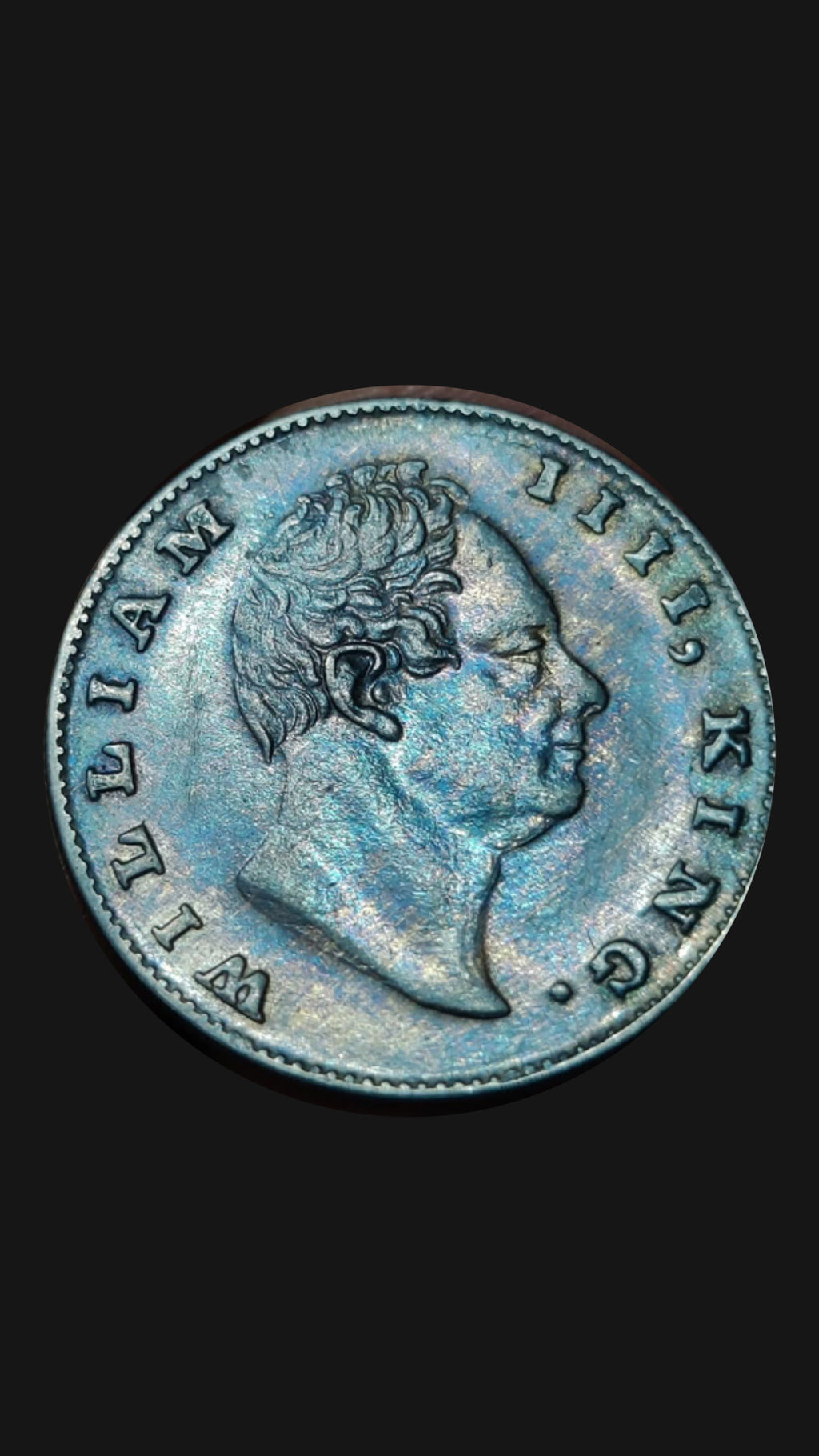 Top Grade Tonned One Rupee 1835 William IV Bombay Mint