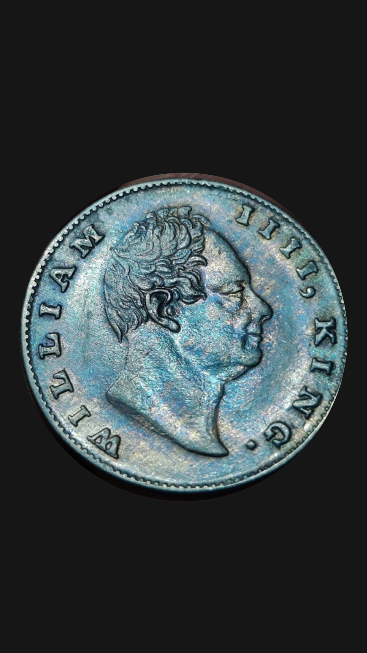 Top Grade Tonned One Rupee 1835 William IV Bombay Mint