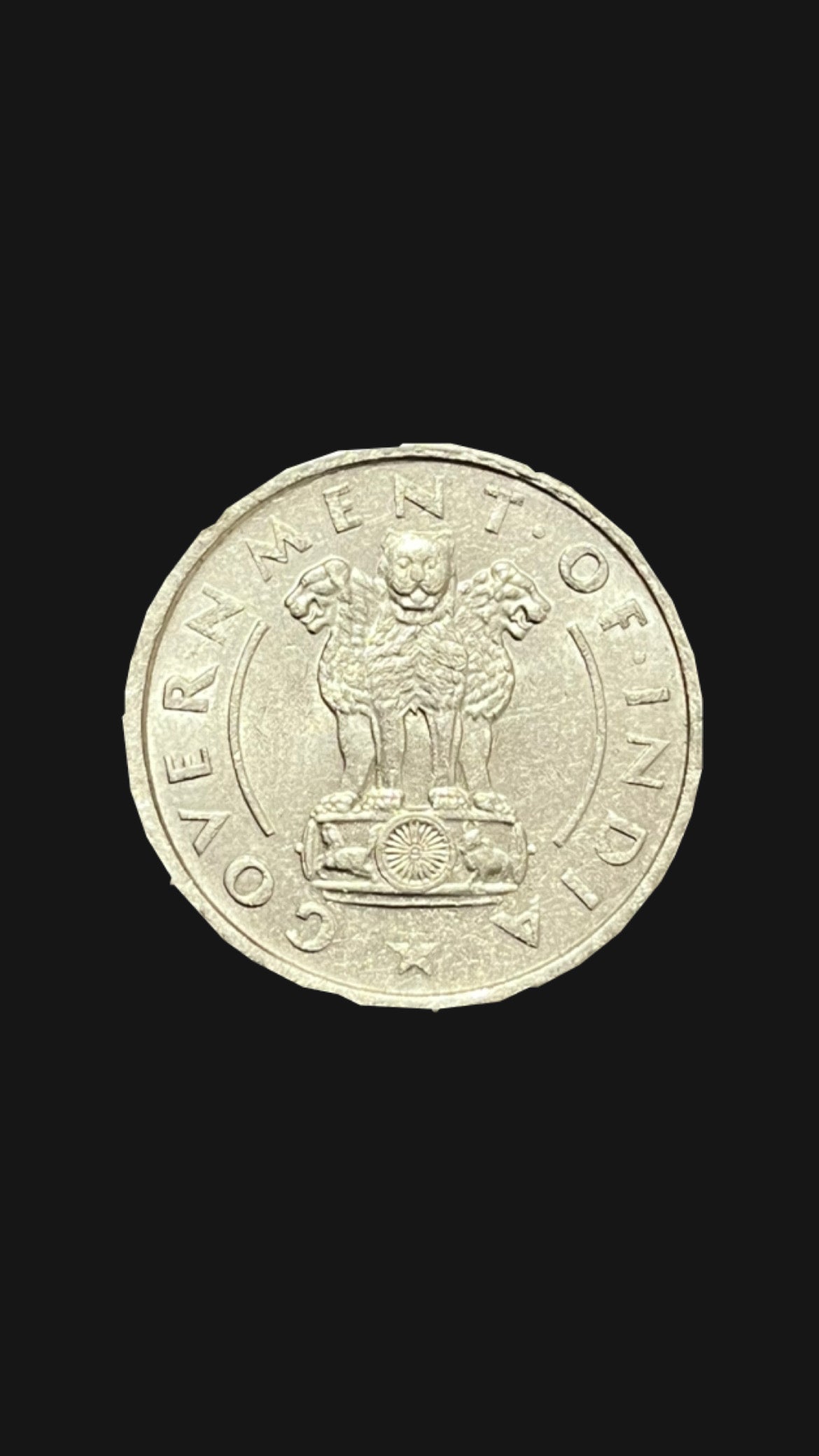 One rupee 1950 Bombay Mint